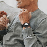Silicone Airtag Wristband Black