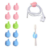 Set of 20Pcs Silicone Thumb Wall Hooks Adhesive Wall Hangers