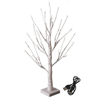 24LED Lighted Birch Tree Light Warm White LED Artificial Branch Tree Lamp-60 cm