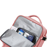 Sport Backpack Travel Rucksack Duffel Shoulder Hiking Camping Bag with Shoe Compartment Pink