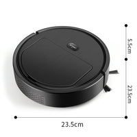 Automatic Smart Sweeping Robot Vacuum Cleaner Dry Wet Floor Mop-Black