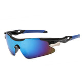 Cycling Running Glasses Sports Sunglasses for Men Women Blue