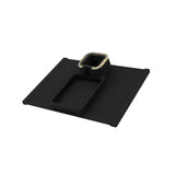 Silicone Sofa Arm Cup Holder Tray -Black