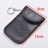 2 Pack Set Car Key Shielding Cases Keyless RFID Blocking Bags