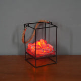 LED Fireplace Living Room Bedroom Terrace Ornaments Halloween Christmas Decor Light Style 1