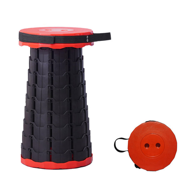 Outdoor Portable Folding Stool Retractable Travel Seat