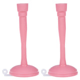 2Pack Swivel Water Saver Tap Aerator Diffuser Faucet Nozzle Filter Connector Kitchen Tool-Pink