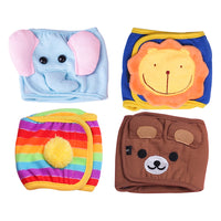 Printed Pattern Washable Male Dog Diapers Belly Wrap Band