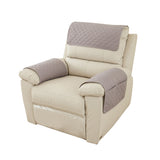 3 Piece Set Chaise Longue Pillow Pad Armrest Pad Washable Detachable Pad Armrest with Storage Pocket Light Gray