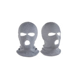 1 Piece 3 Hole Full Face Ski Mask Grey
