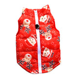 Pet Christmas Jacket Dog Christmas Clothing L - Santa Claus Style