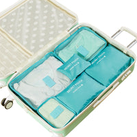 Packing Pouch Suitcase Clothes Storage Bags Travel Luggage Organizer Dark Blue