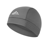 Breathable Helmet Liner Cap Cooling Skull Cap Running Cycling Sports Outdoor Hats-Grey