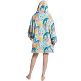 Unisex Adult Hooded Blanket Wearable Blanket Oversized Hoodie Blanket Multicolour