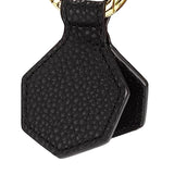 Magnetic Hat Clip for Travel PU Leather Hands Free Sunhat Clip on Bag Luggage Backpack Bag Accessory Black
