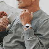 Silicone Airtag Wristband White