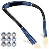 LED Neck Reading Light Book Light for Reading in Bed-Blue