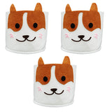 3pcs Decorative Plant Pot Covers Felt Cloth Flowerpot Containers for Indoor Outdoor Pots Garden Home Decor-Style 3