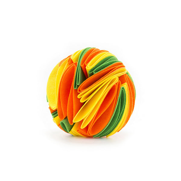 Pet Snuffle Ball Yellow