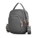 Women Mini Nylon Crossbody Bag Shoulder Bag Handbag Grey