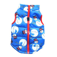 Pet Christmas Jacket Dog Christmas Clothing XL -Snowman Style