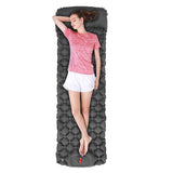 Inflatable Sleeping Pad Outdoor Camping Cushion Portable Soft Air Mattress Grey