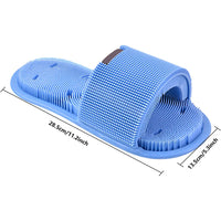 Exfoliating Shower Feet Foot Scrubber Massager Cleaner Washer Wash Slipper Brush