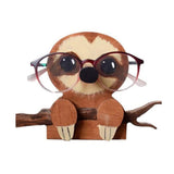 Eyeglasses Holder Eyes Glasses Display Stand Animal Wooden Eyeglasses Holder Home Decor-Style 1