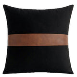 Throw Pillow Cover Farmhouse Decor Stripe Patchwork Modern Decor Square Cushion Cover-Style 4