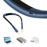 LED Neck Reading Light Book Light for Reading in Bed-Blue