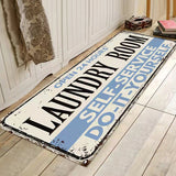Laundry Room Floor Mat Home Hallway Farmhouse Decor 50 x 80cm-Style 2