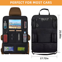 2Pcs Car Back Seat Organizer Backseat Car Organizer Back Seat Storage Bag
