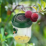 Solar-Powered Hanging Wasp Trap Green