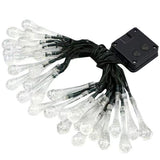 FancyGrab 50LEDs Solar Water Drop String Light