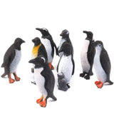 8pcs Simulation Penguin Model Toys Ocean Animal Models Kids Toys Educational Gifts Action Figures Toys