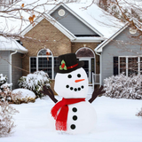 16Pcs Well-dressed Snowman Decoration Kit Christmas Snowman