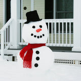 16Pcs Well-dressed Snowman Decoration Kit Christmas Snowman