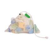 Premium Reusable Cotton Mesh Produce Bags Eco-Friendly Organic Natural Vegetable Fruit Storage Pouch Grocery Shopping Bag 3 Sizes