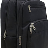Laptop Backpack with USB Charging Port Water Resistant 15.6 inch Black