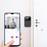 Wireless WiFi Doorbell Intelligent Visual Doorbell Night Vision Security Door Bell with Dingdong Machine