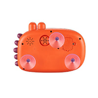 Baby Bath Bubble Toys Dinosaur Bubble Maker Shower Toy Fun Gift for Toddler Kids Orange