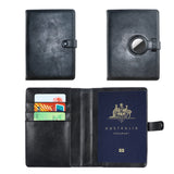 Passport Holder Travel Passport Wallet Passport Protective Case Black