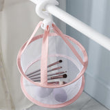 Hanging Mini Mesh Drying Rack Basket Pink