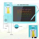 2-in-1 Kids Talking Flash Cards LCD Writing Tablet Learning Toys Blue