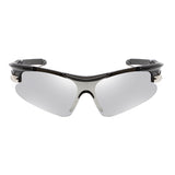 Cycling Running Glasses Sports Sunglasses for Men Women Blue White