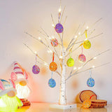 24LED Lighted Birch Tree Light Warm White LED Artificial Branch Tree Lamp-60 cm