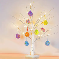 24LED Lighted Birch Tree Light Warm White LED Artificial Branch Tree Lamp-45 cm