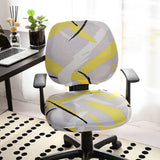FancyGrab Stretchable Office Chair Cover Slipcover Rotating Chair Stretch Seat Covers Protector Style 3