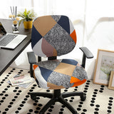 Stretchable Office Chair Cover Slipcover Rotating Chair Stretch Seat Covers Protector Style 1