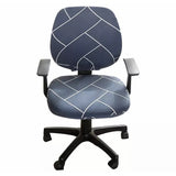 FancyGrab Stretchable Office Chair Cover Slipcover Rotating Chair Stretch Seat Covers Protector Style 4